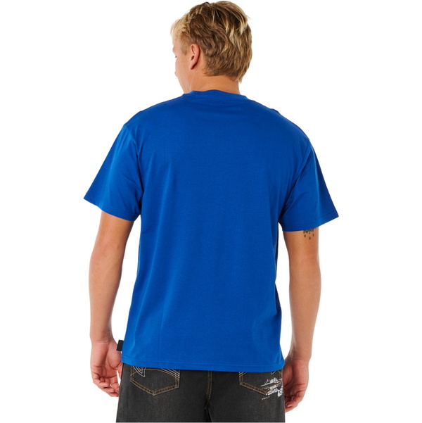 2026 Rip Curl Mens Inner Visions Blast Over Tee 0XNMTE - Electric Cobalt